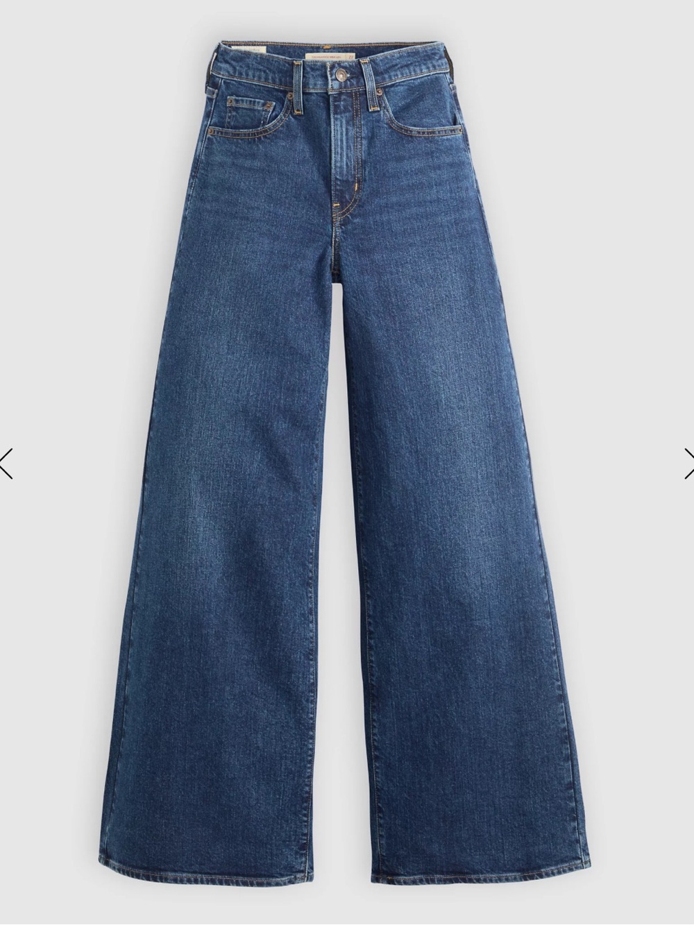 Levi's premium jeans 728 High Rise ultra Wide leg dark wash size 30